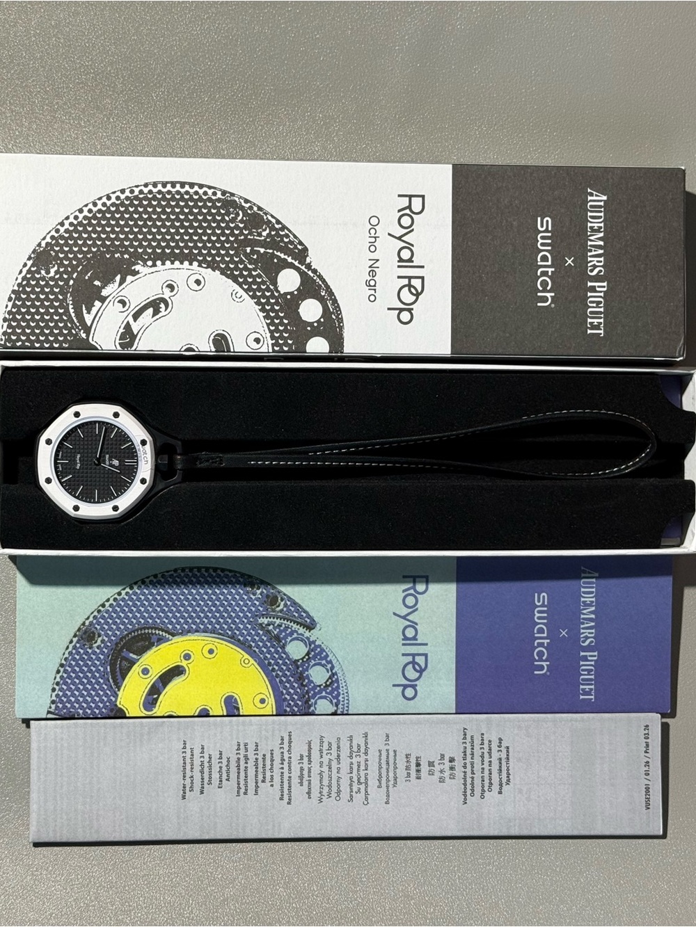AP Black and White Royal Pop Wristwatch